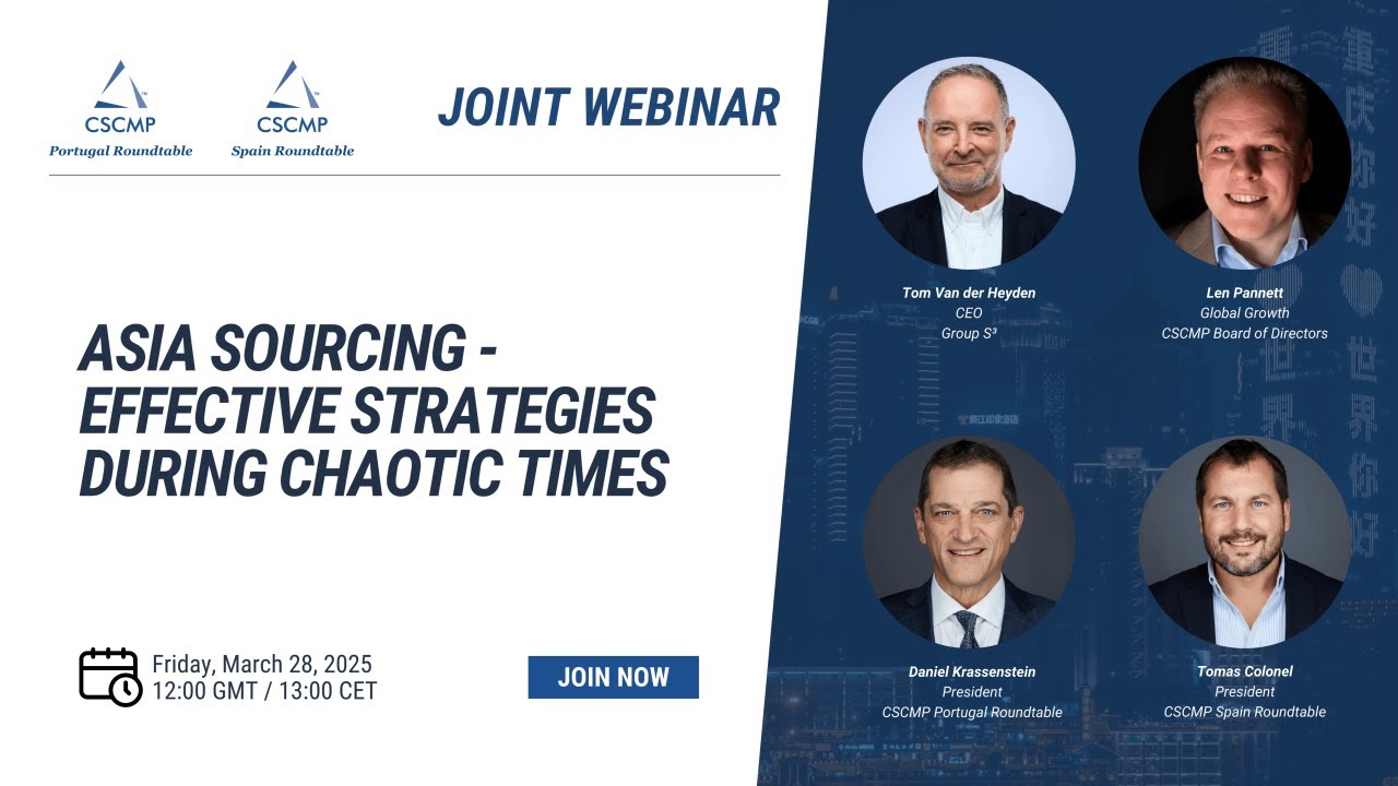 "Asia Sourcing - Effective Strategies During Chaotic Times."