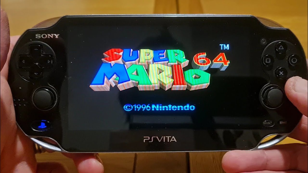 Ps Vita Daedalus X64 Vpk N64 Emulator Super Mario 64 Youtube