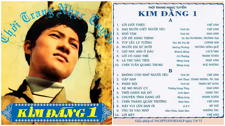 Nhạc Xưa Tuyển Chọn Trước 1975 - Kim Đằng 1 - Part A