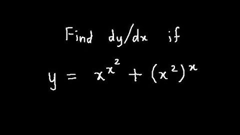 Derivatives - Differentiation - Calculus - Chain Rule - Logarithmic Differentiation  - Video 28