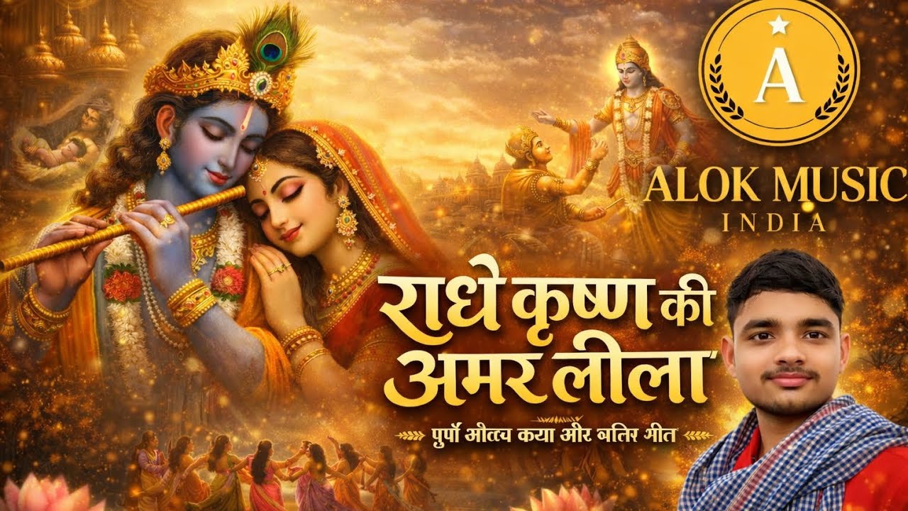 राधे कृष्ण की अमर लीला | Full Krishna Bhajan 2026 | Radha Krishna Bhakti Song | Alok Music India