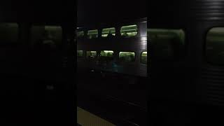 Metra MD-N outbound at Northbrook at Night.