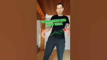 🧬 Thumb grind horizontal DNA yoyo trick #yoyo