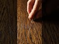 Wooden furniture scratch fix.. #fixit
