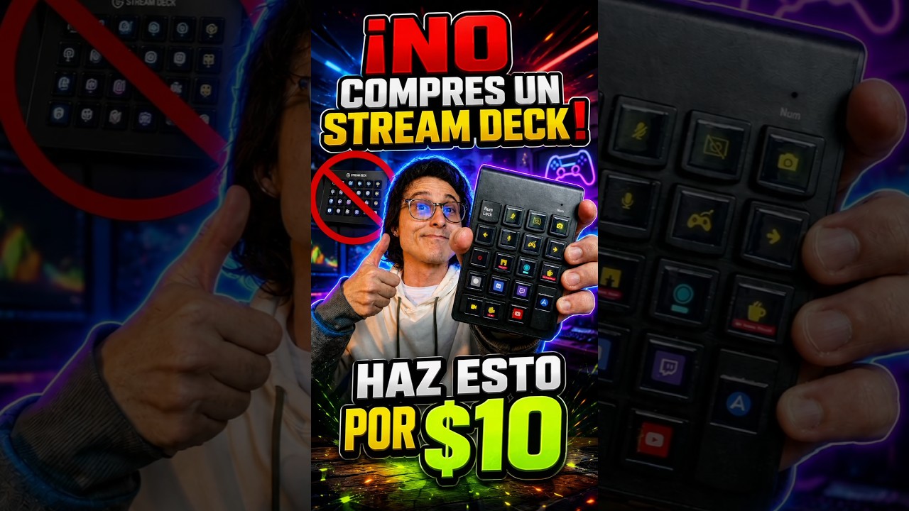 Si no tienes Stream Deck, mira este vídeo #obsstudio