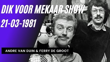 Dikvoormekaarshow 21-03-1981 | Rita Corrita & Harry Nak zingen het lied koffie koffie |