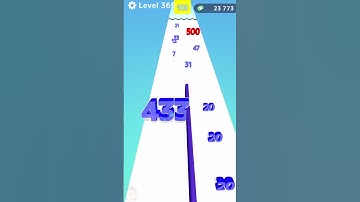 Number Run Merge Master 3D Gameplay 365 #funk #games #shorts