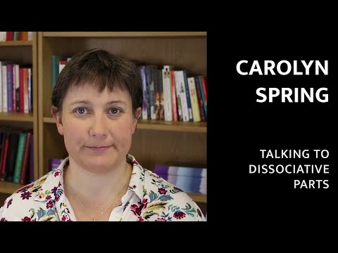 Talking to dissociative parts of the personality - working with dissociative disorders