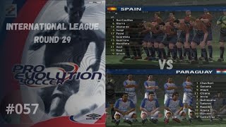 PES 2001 | Pertandingan Spain vs Paraguay | International League - Round 29 | PS2