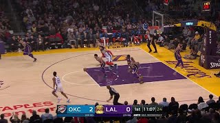 1st Quarter, One Box Video: Los Angeles Lakers vs. Oklahoma City Thunder
