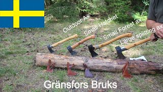 Thor-is-testing: Gränsfors Bruks - Axes