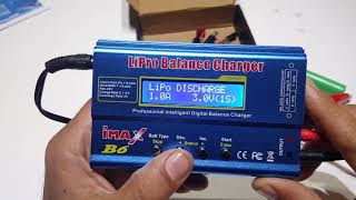 imax b6 lipro şarj aleti tanıtımı..... li-ion ... lipo ve 18650 pil şarj etme ve kapasite ölçümü...