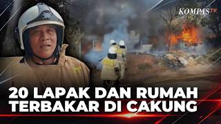 Fire in Ujung Menteng Cakung, 20 Stalls and Semi-Permanent Houses Burned Down | NEWS