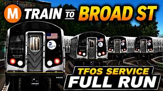 🚇 OpenBVE M Train to Broad Street | Full TFO Run