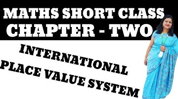 international place value chart class 5| education |international place value system#SJB_classes