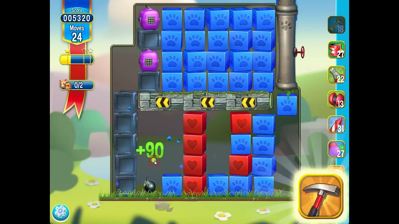 Pet Rescue Saga level 5092 no boosters | PuzzledCubes.site
