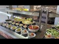 The main buffet at the paradisus rio de oro resort