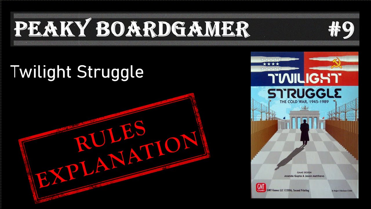 Twilight Struggle - Rules explanation in Greek + English Subs