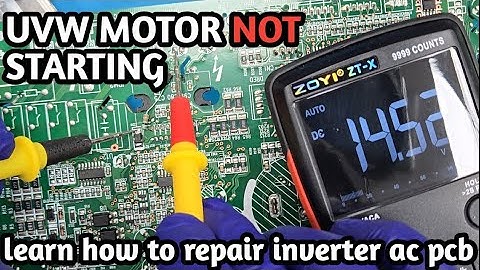 Gree, bluestar, Godrej uvw motor not starting (vibration) issue repair by Qphix