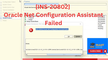 INS-20802 Oracle Database Configuration Assistant failed By MahiIt