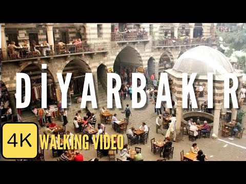 Walk in Diyarbakır, Turkey, 4k Resolution Walking Tour, show me Turkey Diyarbakir