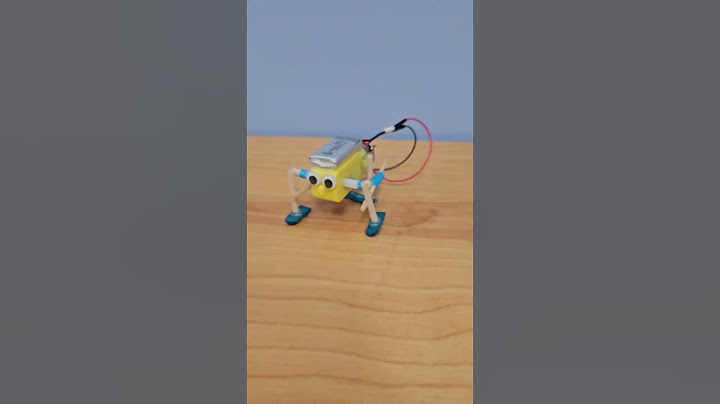 Walking Robot with Single DC Motor