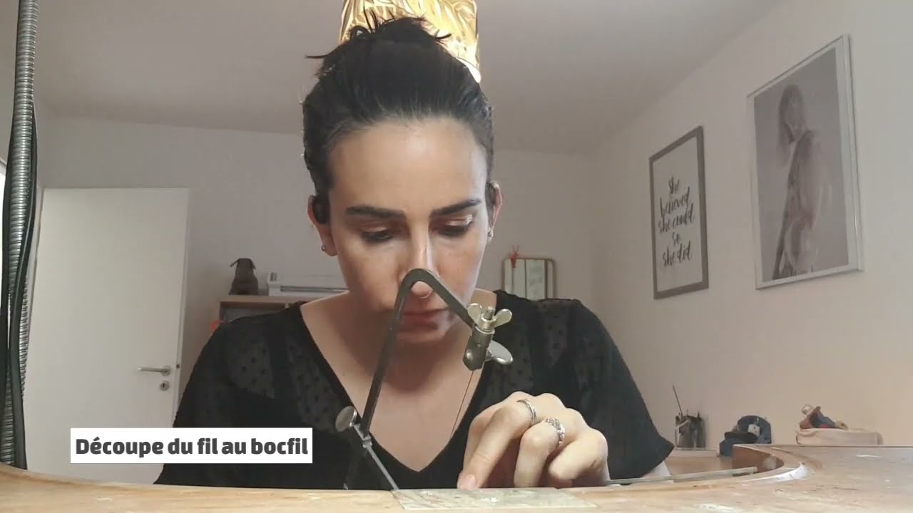 #11 SERTISSAGE d'une TURQUOISE pour un PENDENTIF