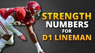 You Need To Be THIS STRONG To Be A D1 Lineman!