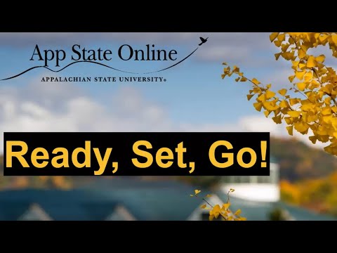 App State Online Admissions Process