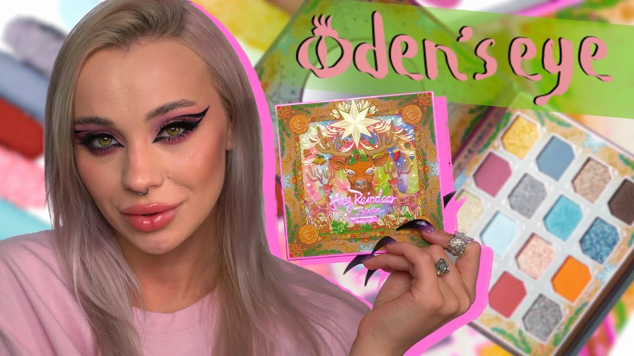 Palette De Fards à Paupières Oden’s Eyes Hey Reindeer – Pigments Mat Et Pailletés, Neuve