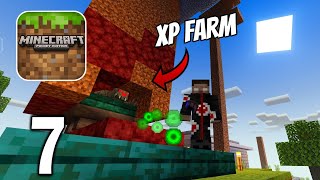 Basic Xp Farm ✨ | Minecraft Survival Walkthrough | Episode 7 | No Voiceover Gameplay Android 🗿🌿