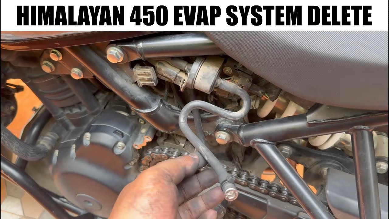 RE Himalayan 450 — как устранить проблему с остановкой двигателя, связанную с вентиляцией топливн...