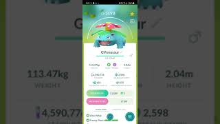 Venusaur learns FRENZY PLANT (Bulbasaur Community day) | Pokémon GO screenshot 5
