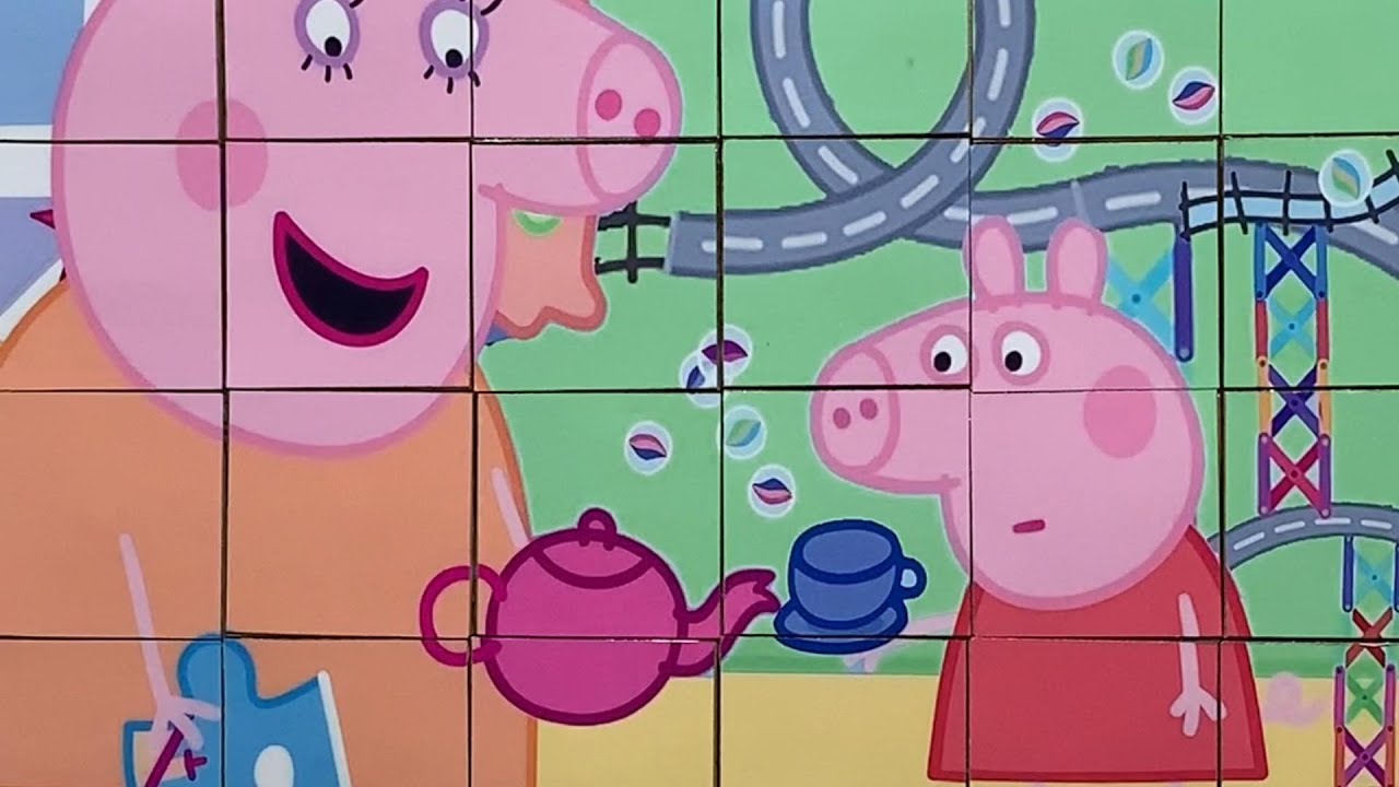 Let's Play Marble Run with Peppa Pig Peppa Pig Puzzle for kids and for fun Puzzle Lovers