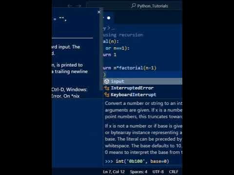 Python program to find factorial of a number using recursion. | Python ...