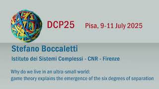 DCP25: Stefano Boccaletti