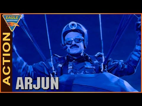 Arjun Movie || Balakrishna Go Pakistan by Parachute Action Scene || Laya || Eagle Hindi Movies