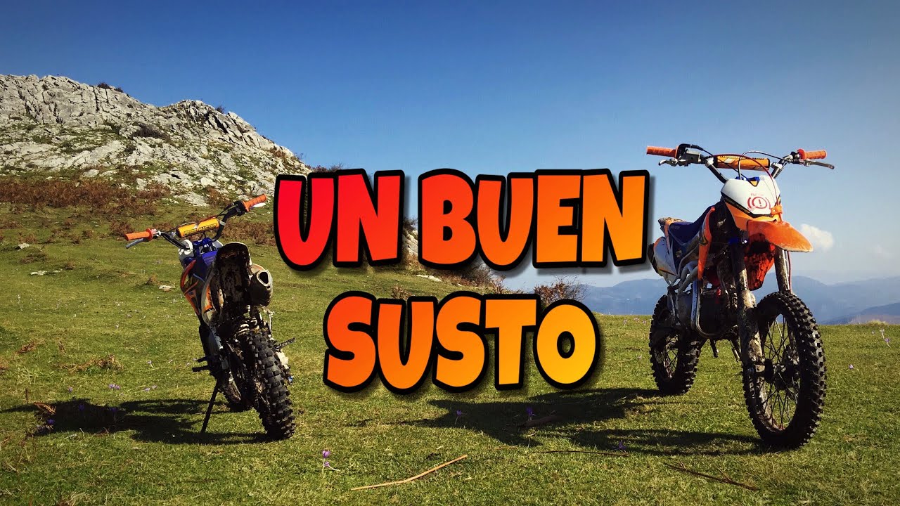 SE CAE EN UN BARRANCO CON LA PIT BIKE