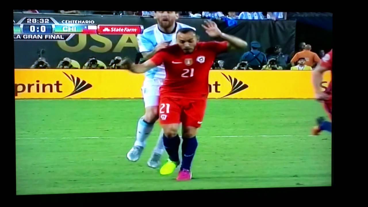 Expulsión diaz messi tarjeta roja copa america centenario ...