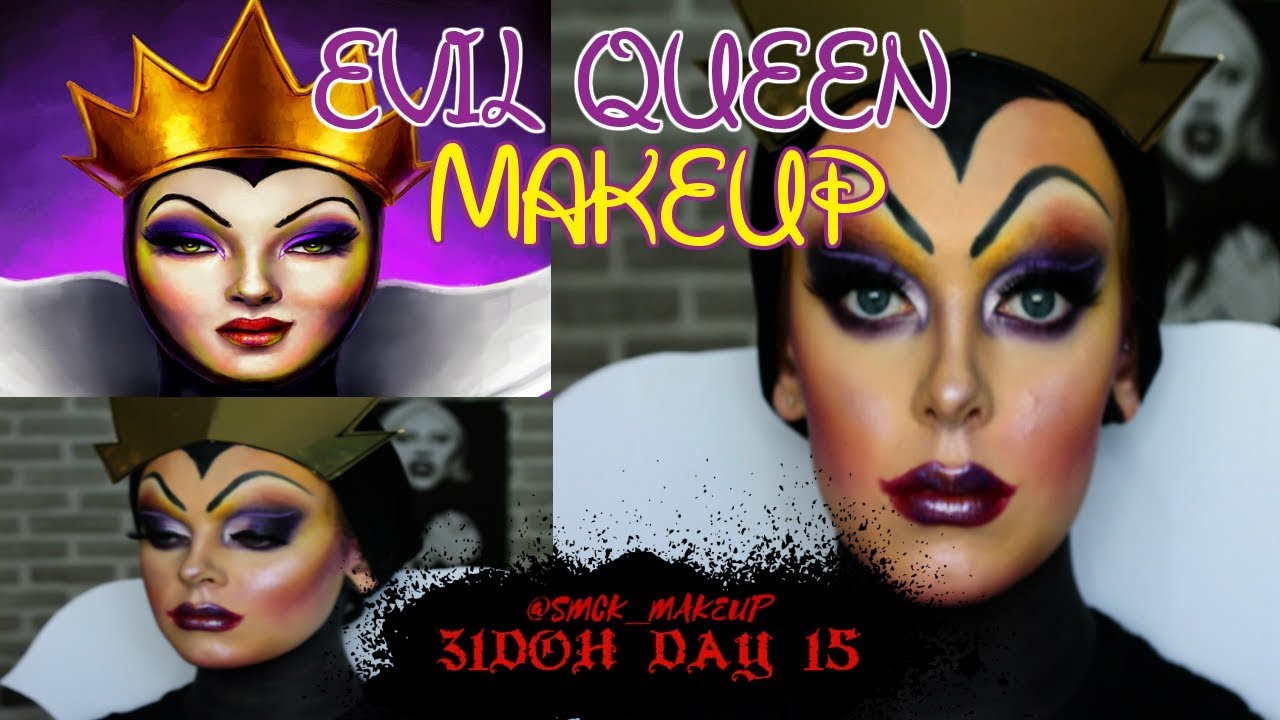 Evil Queen Makeup Look Day 15 31 Days Of Halloween Youtube