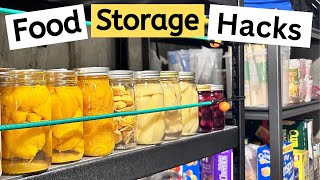 DECLUTTER & ORGANIZE Your Food Storage | Prepper Pantry Tour & Hacks