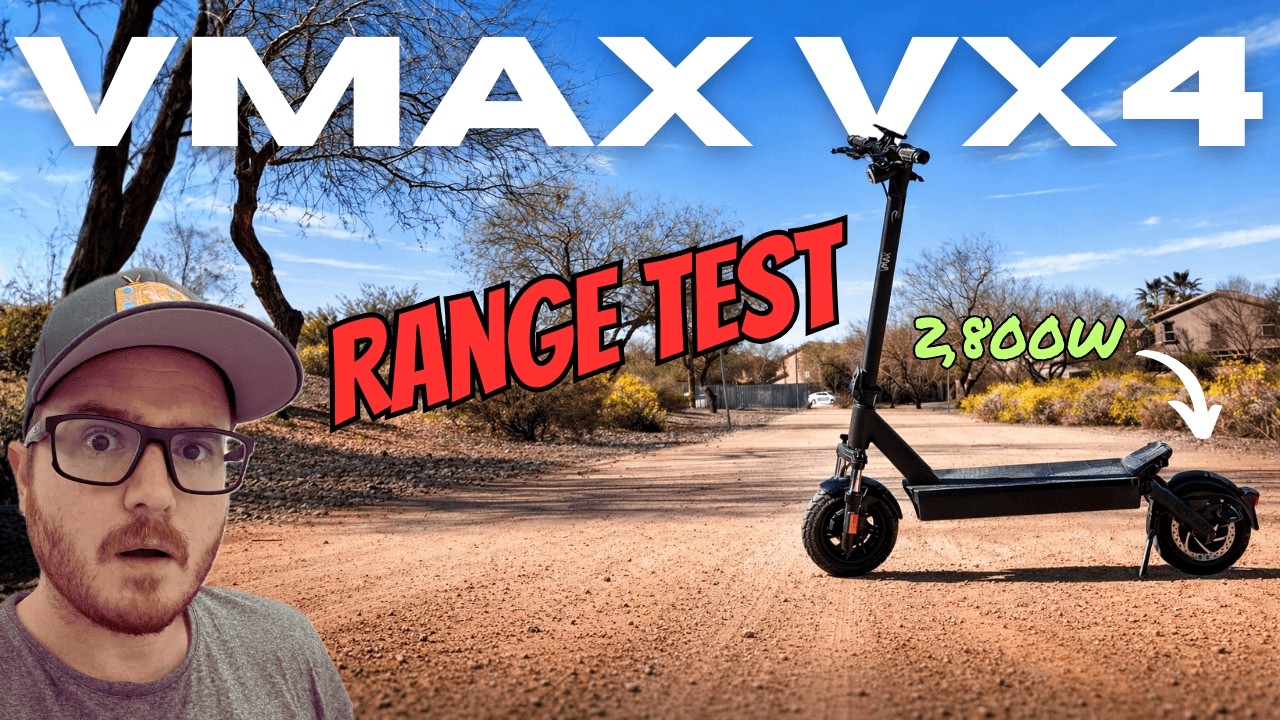 Тест дальности хода в спортивном режиме VMAX VX4 (2800 Вт) – на какое расстояние он сможет проехать?