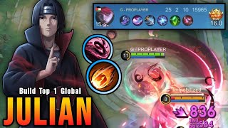 Julian 25 Kills!! Insane One Shot Damage Build!! - Build Top 1 Global Julian ~ MLBB screenshot 4