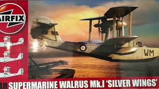 Airfix 1/48 Supermarin Walrus 'Silver wings'. Full build with aftermarket in one video.