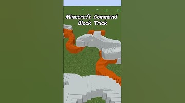MINECRAFT COMMAND BLOCK TRICK #minecraft #shorts