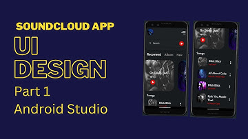 SoundCloud App Design #1 Android Studio - Android Development Tutorial | Free Source Code.