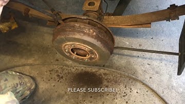 Remove Stuck Brake Drum - When All Else Fails!