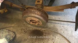 Remove Stuck Brake Drum  When All Else Fails!