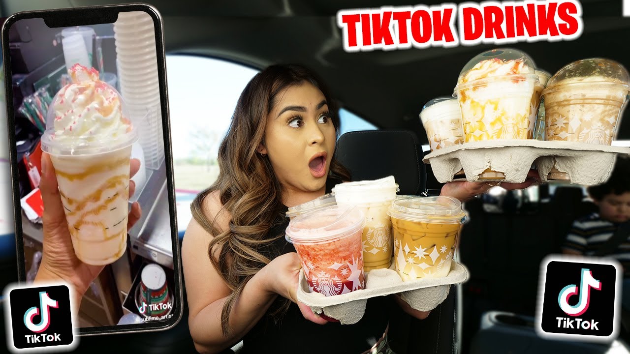 TRYING VIRAL TikTok STARBUCKS HOLIDAY DRINKS! **PART 3**