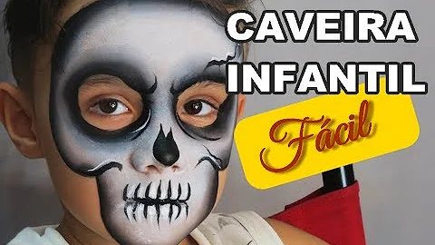Como pintar o rosto de branco para Halloween?